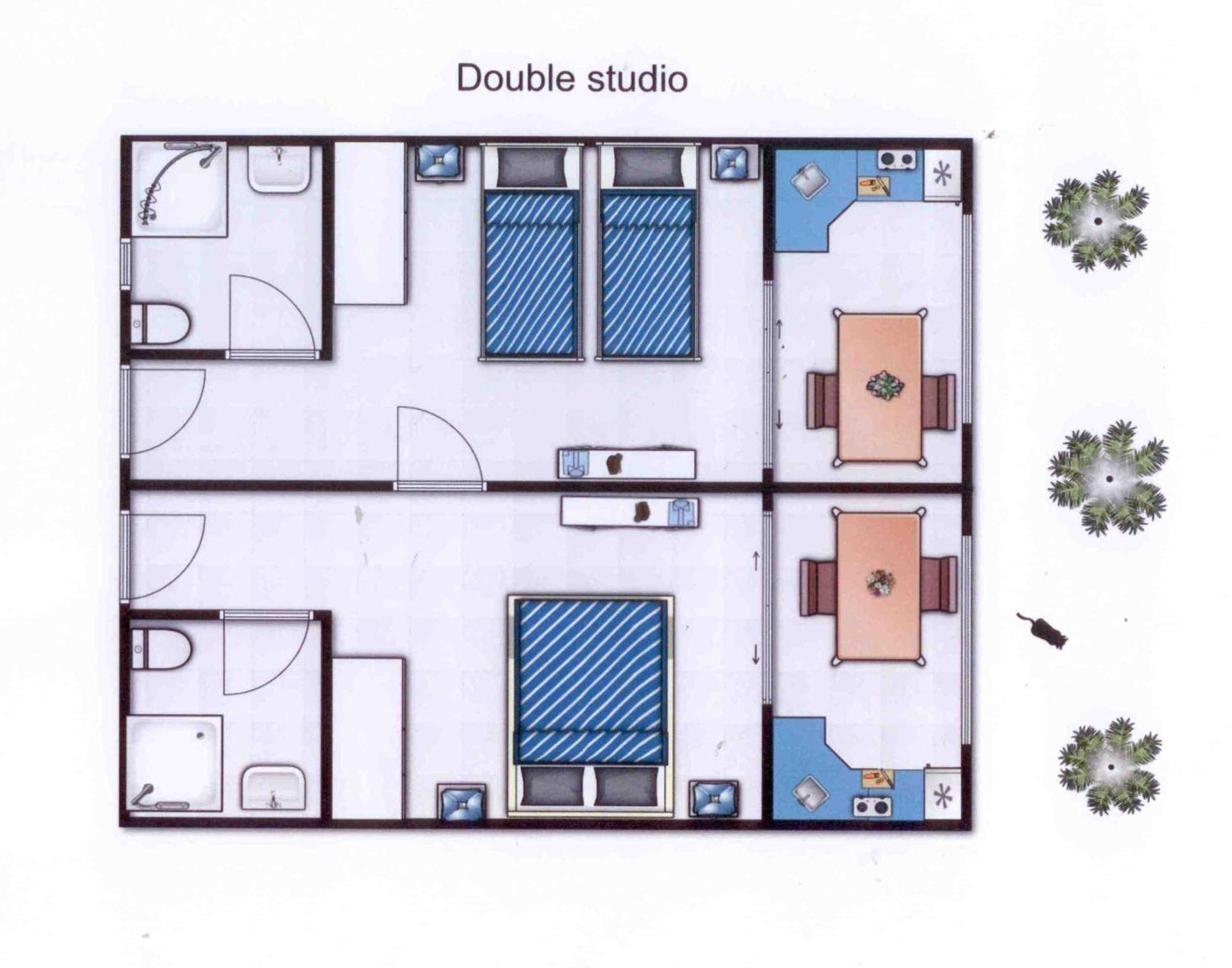 Les Creolines Aparthotel Sainte-Luce Bilik gambar